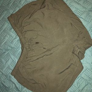 Army green shorts